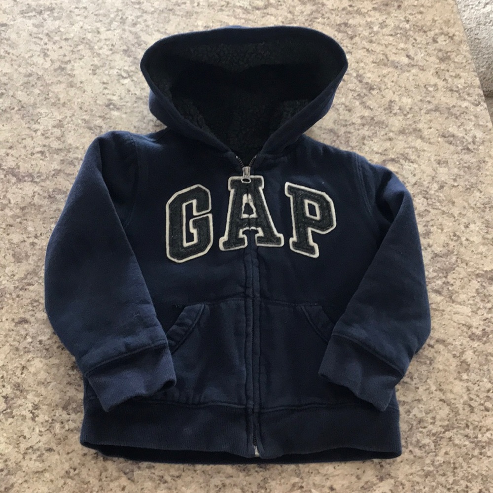 GAP Sherpa Lined Sweatshirt